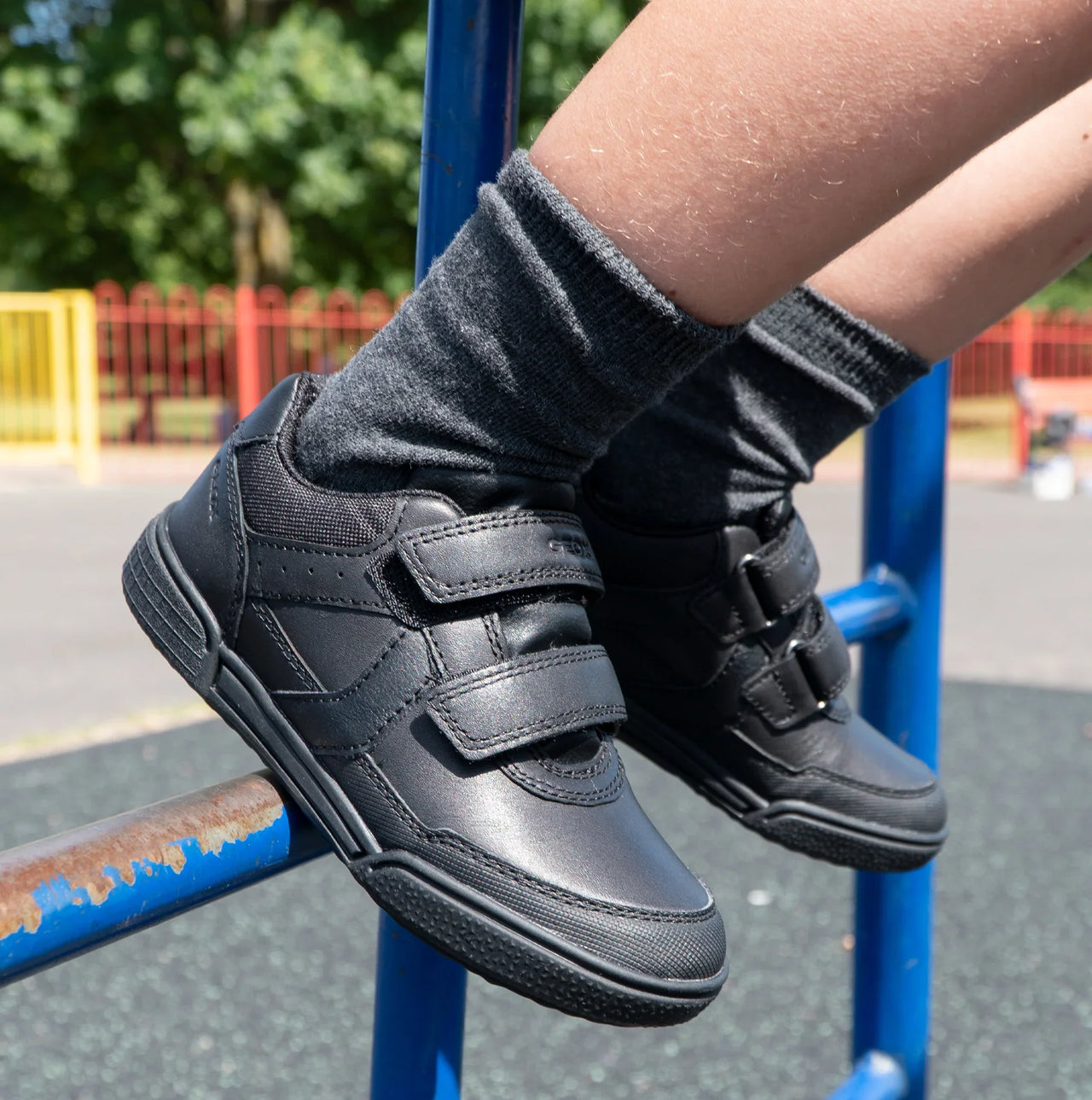 MonoWalk – Lett og bærekraftig – Lærsko med borrelås