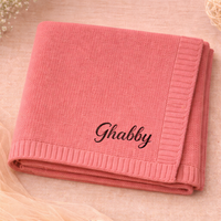 Thumbnail for Personalized Baby Blanket – Myk og unik – Personlig brodert bomullsteppe