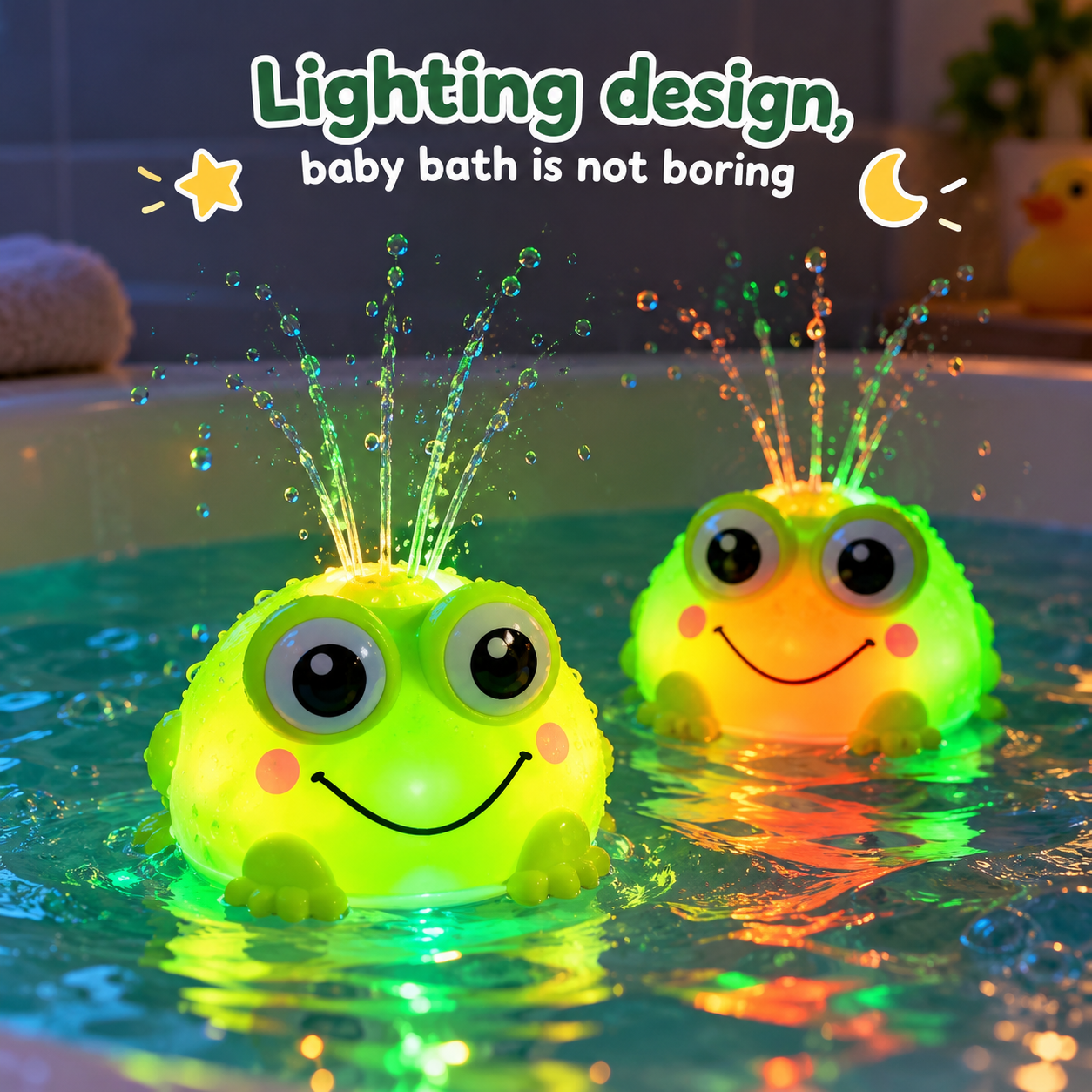FrogSplash – Munter og interaktiv – Automatisk vannfontene