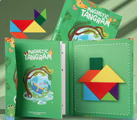 Thumbnail for Woods™ - Oppmuntre til logisk tenkning - Tangram-puslespill i tre