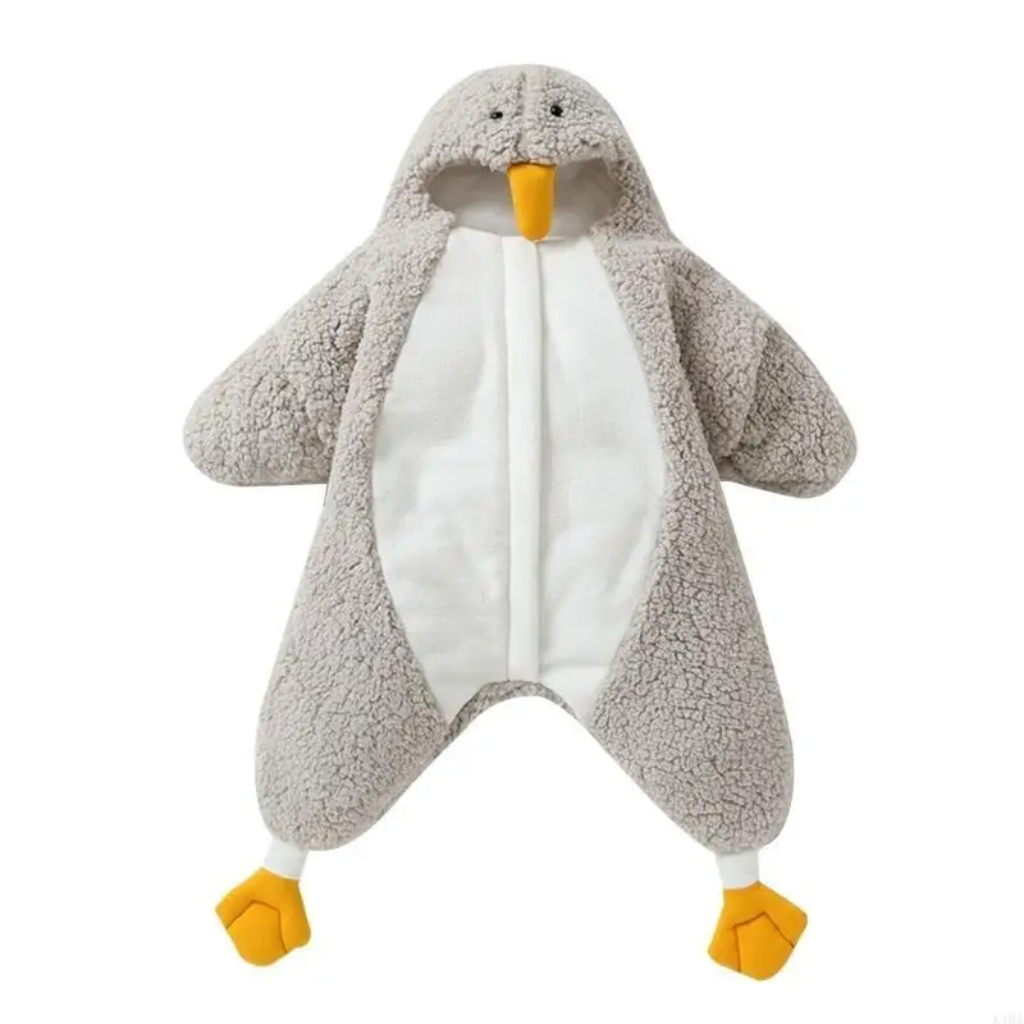 LittlePenguin – Myk og varm – Baby-pingvin-jumpsuit-sovepose