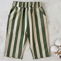 Thumbnail for SoftStripe – Myk og behagelig – babybukser med stripete mønster