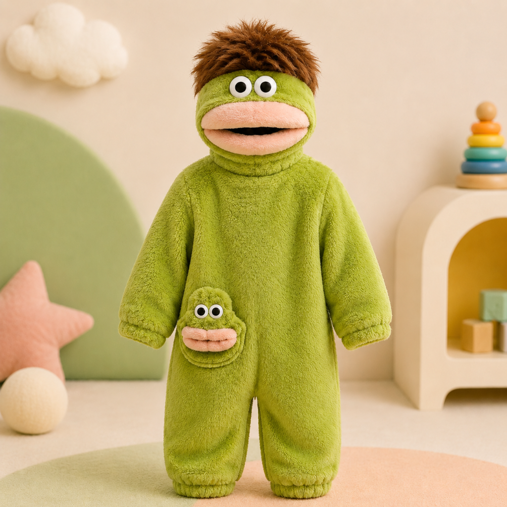 LittleMonster – Komfortabel og søt – barnedrakt med morsomt monstermotiv