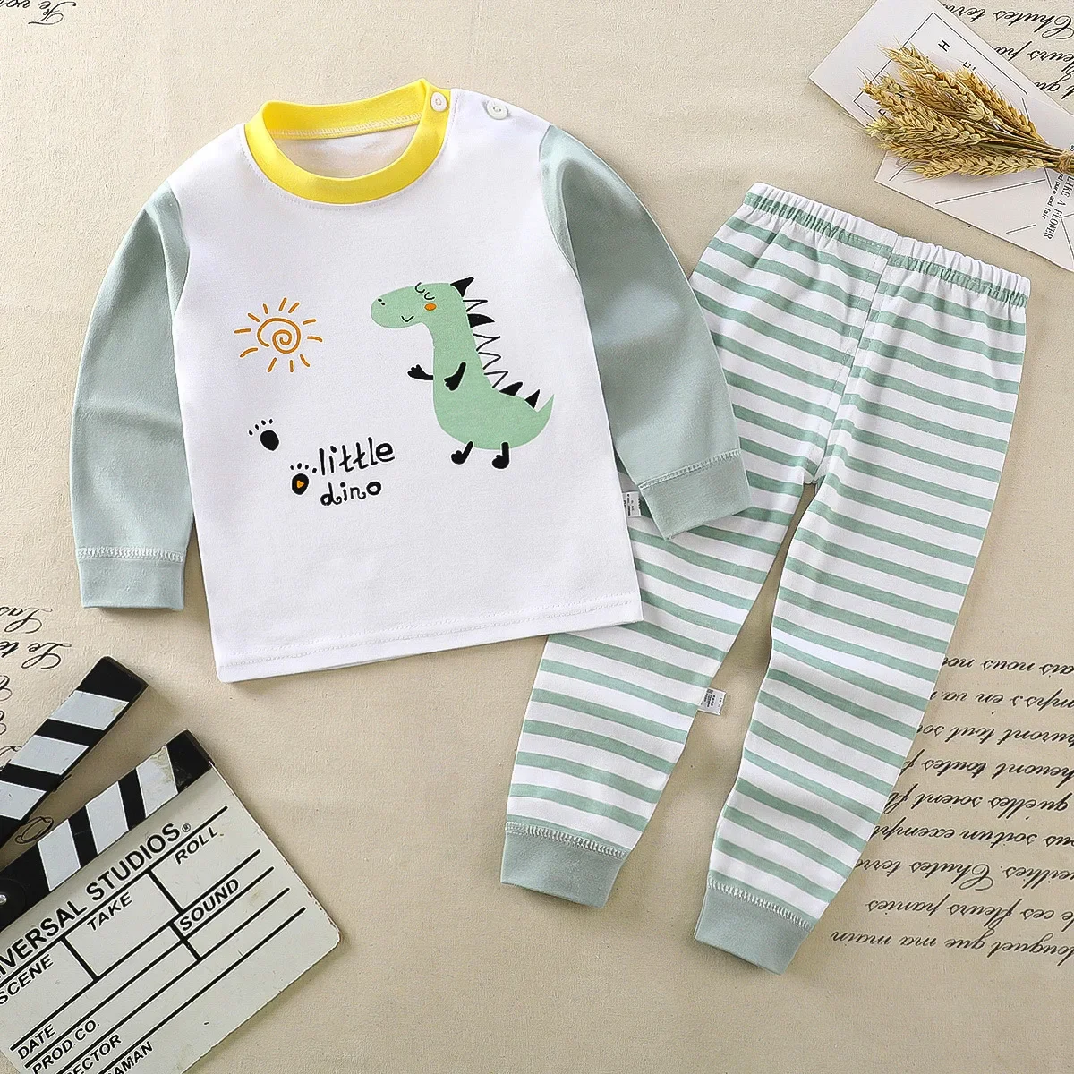 SleepBuddy – Mykt og behagelig – Pyjamasett for barn med lange ermer