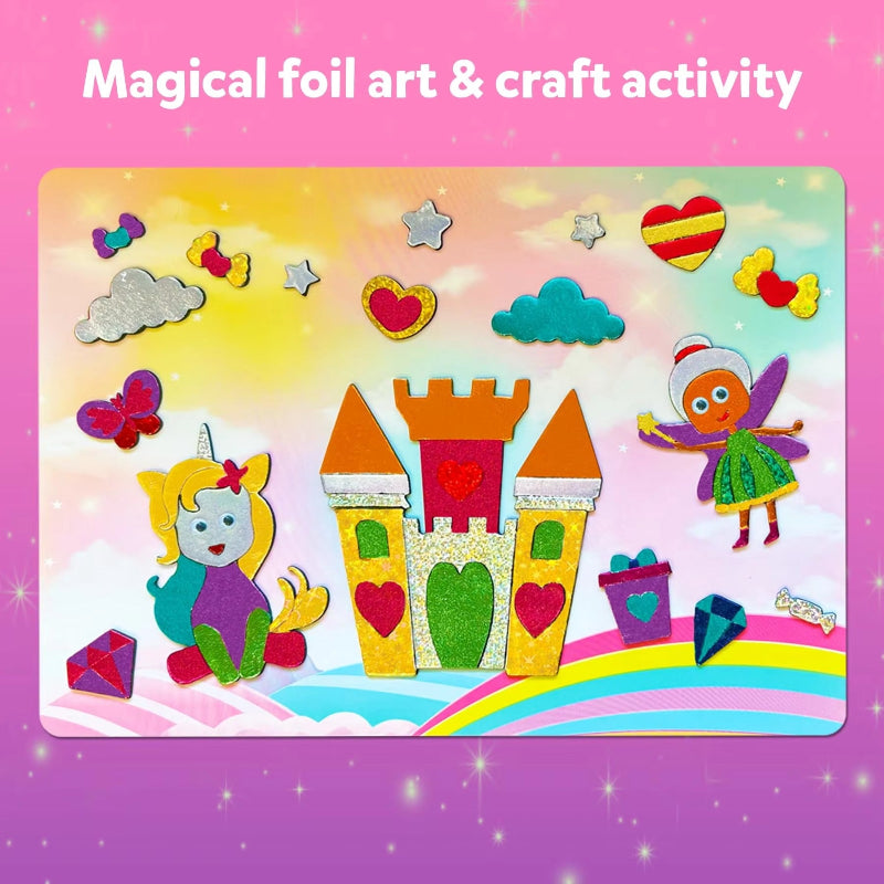 FoilMagic – Lekent og kreativt – Kunstsett med folieklistremerker