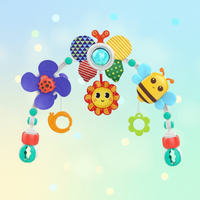 Thumbnail for BuzzBloom – Fargerik og interaktiv – Lekebue for babyer