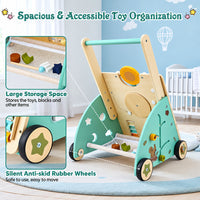 Thumbnail for WoodenSteps – Naturlig og lærerikt – Babyvogn i tre med lekeplater