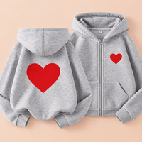 Thumbnail for LittleLove – Myk & søt – Barnehoodie med hjerteprint