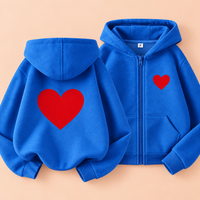 Thumbnail for LittleLove – Myk & søt – Barnehoodie med hjerteprint