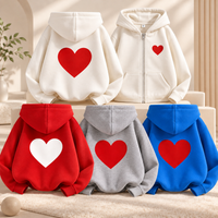 Thumbnail for LittleLove – Myk & søt – Barnehoodie med hjerteprint