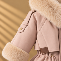 Thumbnail for CozyParka – Varm og myk – Vinterjakke for jenter med plysjkrage