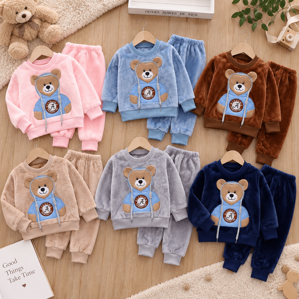 CozyBear – Varmt og mykt – Treningsdrakt for barn med bjørnemotiv