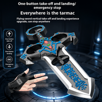 Thumbnail for AirBlade – Lekent og interaktivt – fjernstyrt flygende leketøy med sverddesign