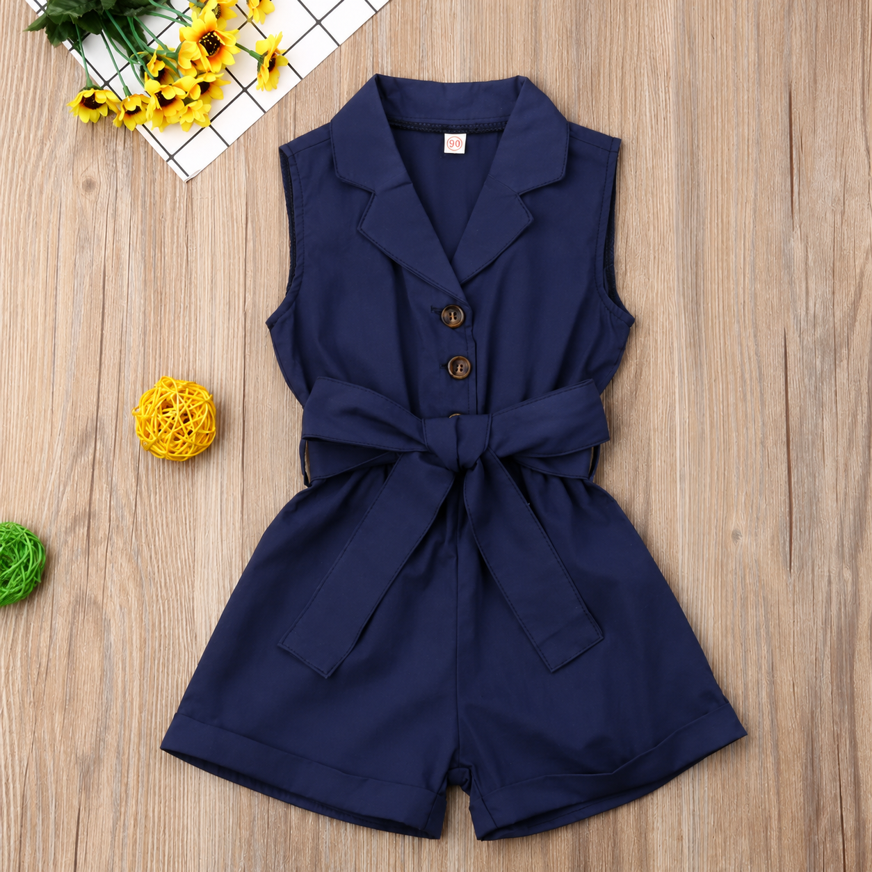 LittleLady – Elegant & Trender – Jumpsuit med sløyfe i livet