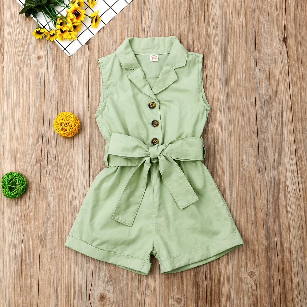 LittleLady – Elegant & Trender – Jumpsuit med sløyfe i livet