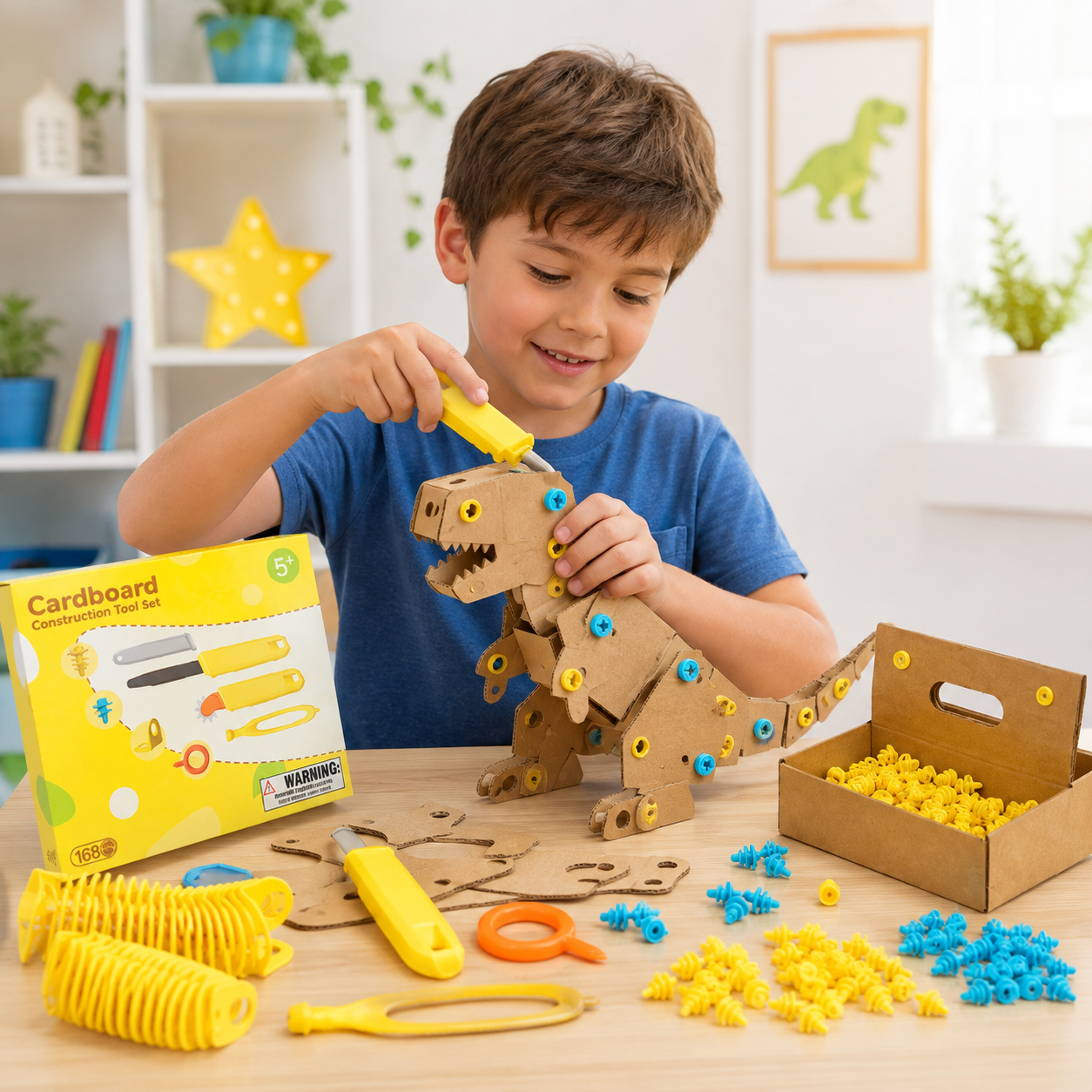 CardboardMaster – Lekent og utviklende – Bastelbyggesett for papp