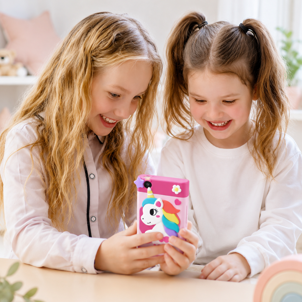 KiddoPhone – Lærerikt og interaktivt – Smarttelefon for barn med kamera og spill