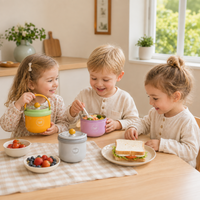 Thumbnail for MealMate – Praktisk og isolert – lunsjskål i rustfritt stål med skje