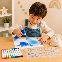 Thumbnail for PaintBuddy – Kreativt og lærerikt – Bærbart airbrush-tegnesett
