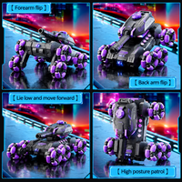 Thumbnail for CrazyWheels – Kult og spennende – RC-tankbil med gelball-skytter