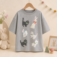 Thumbnail for CatFun – Uformell og leken – Oversized T-skjorte med katteprint