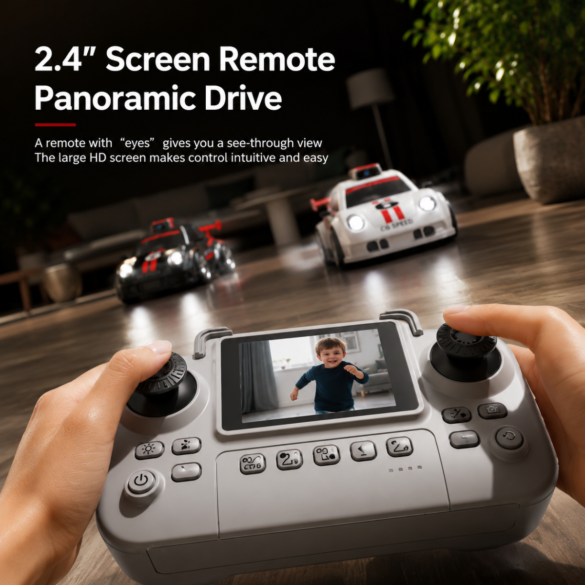 RacePro – RC & Stunt – Drift-Sensing Racer Auto med kamera