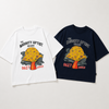 MushroomPlay – Casual & Streetwear – Oversized T-skjorte med soppmønster