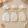 LittleBlossom – Sommerlig komfort og stil – Bodysuit med hette til baby