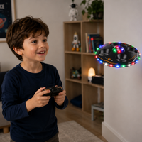 Thumbnail for AeroQuest – LED & RC – Svevende UFO-drone