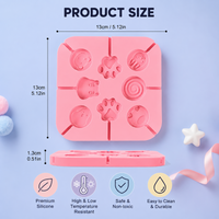 Thumbnail for SweetPop – Bevisst godbiter – Sett med silikonformer til ispinner