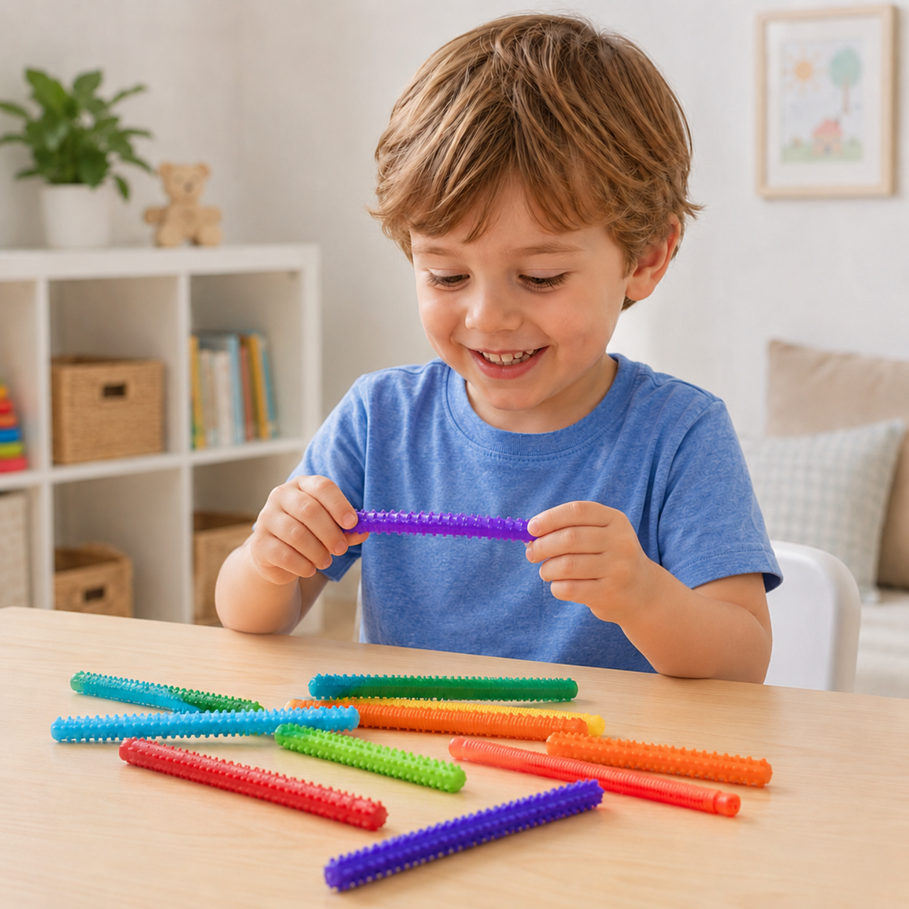 SensoryFlex – Beroligende og interaktivt – sensoriske fidget-pinner