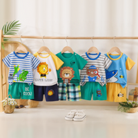 Thumbnail for Mini Fashion - Løvetrykk - Sommersett til gutter