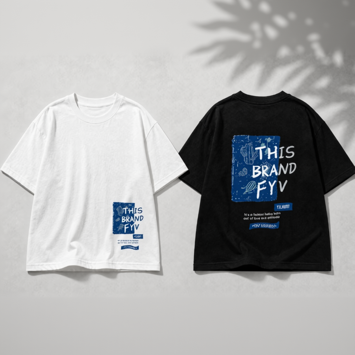 BrightTees – Komfortabel og fargerik – T-skjorte med trykk