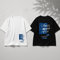Thumbnail for BrightTees – Komfortabel og fargerik – T-skjorte med trykk