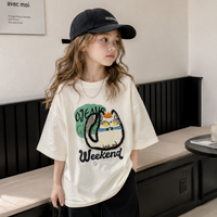 Thumbnail for FunPaws – Lekent og stilig – Oversized T-skjorte med katteprint
