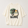 FunPaws – Lekent og stilig – Oversized T-skjorte med katteprint