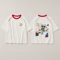 Thumbnail for LittleVibe – Lek og kreativitet – Oversized T-skjorte med fargerik illustrasjon