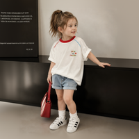 Thumbnail for LittleVibe – Lek og kreativitet – Oversized T-skjorte med fargerik illustrasjon