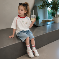 Thumbnail for LittleVibe – Lek og kreativitet – Oversized T-skjorte med fargerik illustrasjon