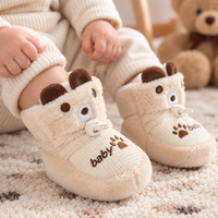 Thumbnail for TinyBoots – Koselig og behagelig – Plysj-babysko til vinteren