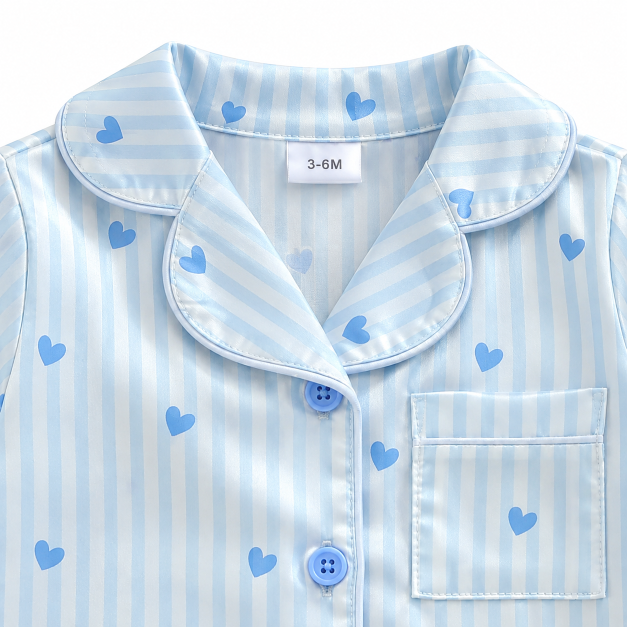 TinyLove – Myk og varm – babyjumpsuit med hjerteprint og plysjdetaljer
