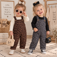 Thumbnail for LeopardChic – Trendy og komfortable – Jentebukser med leopardmønster
