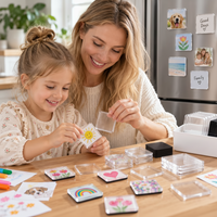 Thumbnail for FridgeArt – Kreativt og personlig – DIY-akrylmagnetsett til kjøleskapet