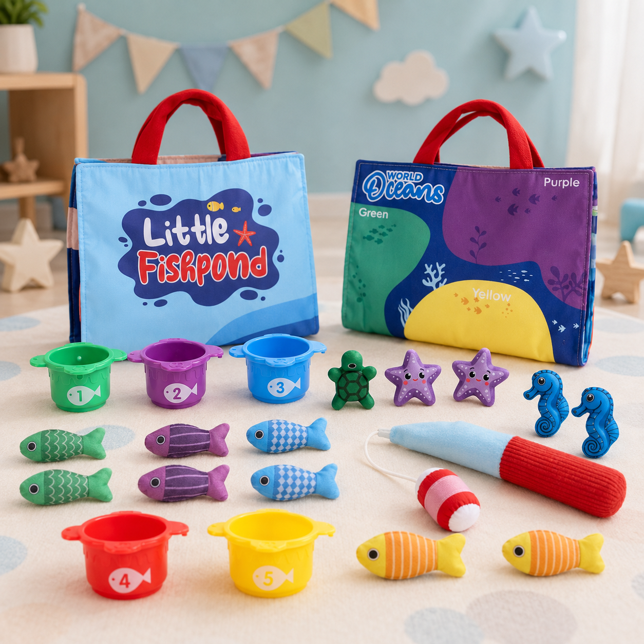 LittleFisher – Lærerikt og interaktivt – Montessori-fiskespill