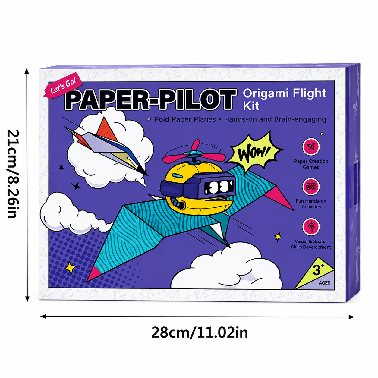 PaperFly – Kreativt og lærerikt – Origami-fly-sett