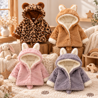 Thumbnail for CozyPrincess – Varm og myk – Plysjjakke med hette til jenter