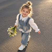 Thumbnail for DenimBelle – Trendy og søtt – 3-delers barnesett i denim