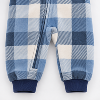 Thumbnail for WarmBuddy – Søt og myk – babyjumpsuit i fleece med tegneserieprint