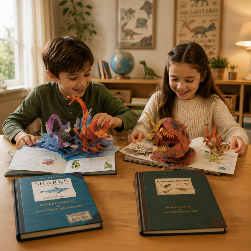 JurassicKids – Spennende og lærerikt – 3D-pop-up-bok om dinosaurer