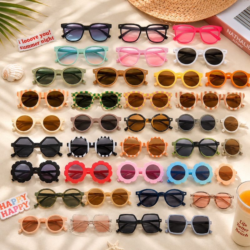 Kids Sunglasses Set – UV-beskyttelse og moro – Solbriller for barn